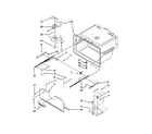 Amana AFI2538AEW4 freezer liner parts diagram