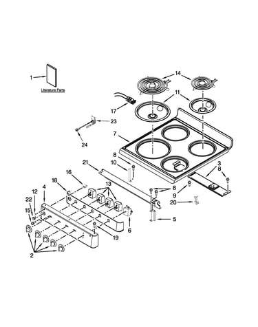 Cooktop parts
