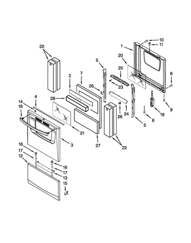 Door and drawer parts