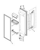 Refrigerator door parts