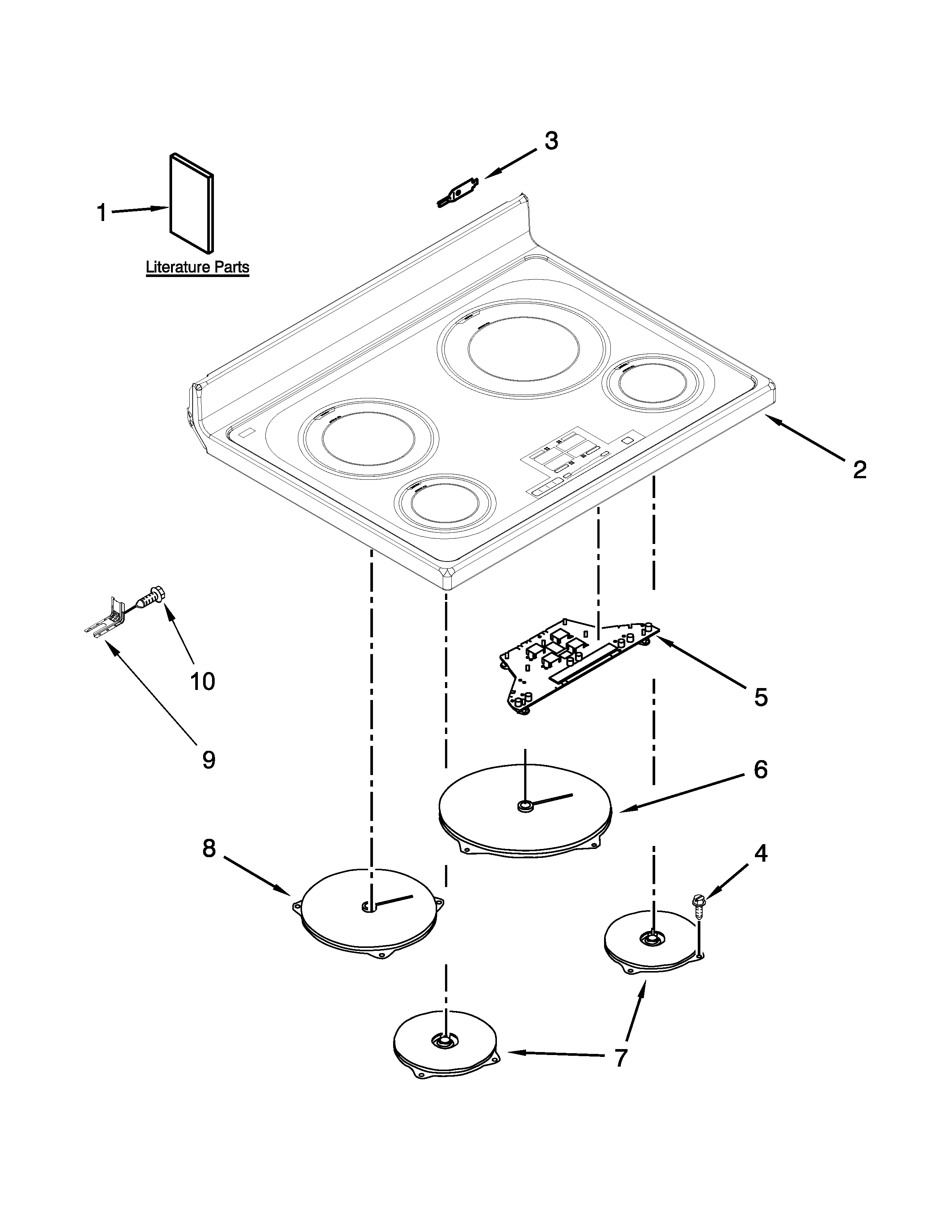 Cooktop parts