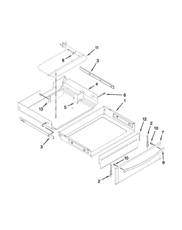 Drawer and broiler parts