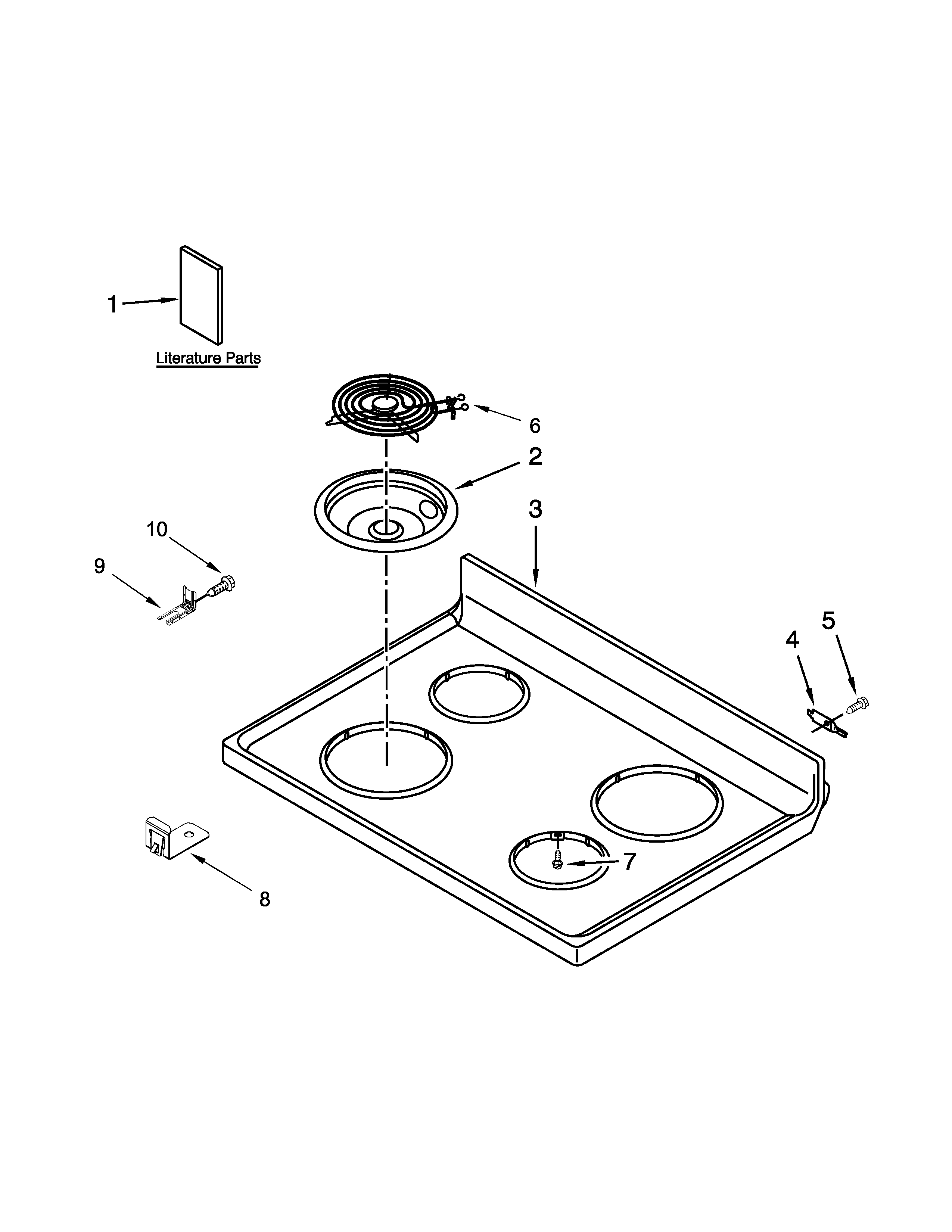 Cooktop parts