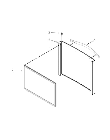 Freezer door parts