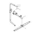 Whirlpool WDT710PAYM6 upper wash and rinse parts diagram