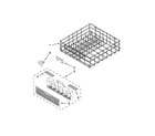 Whirlpool WDT710PAYW6 lower rack parts diagram