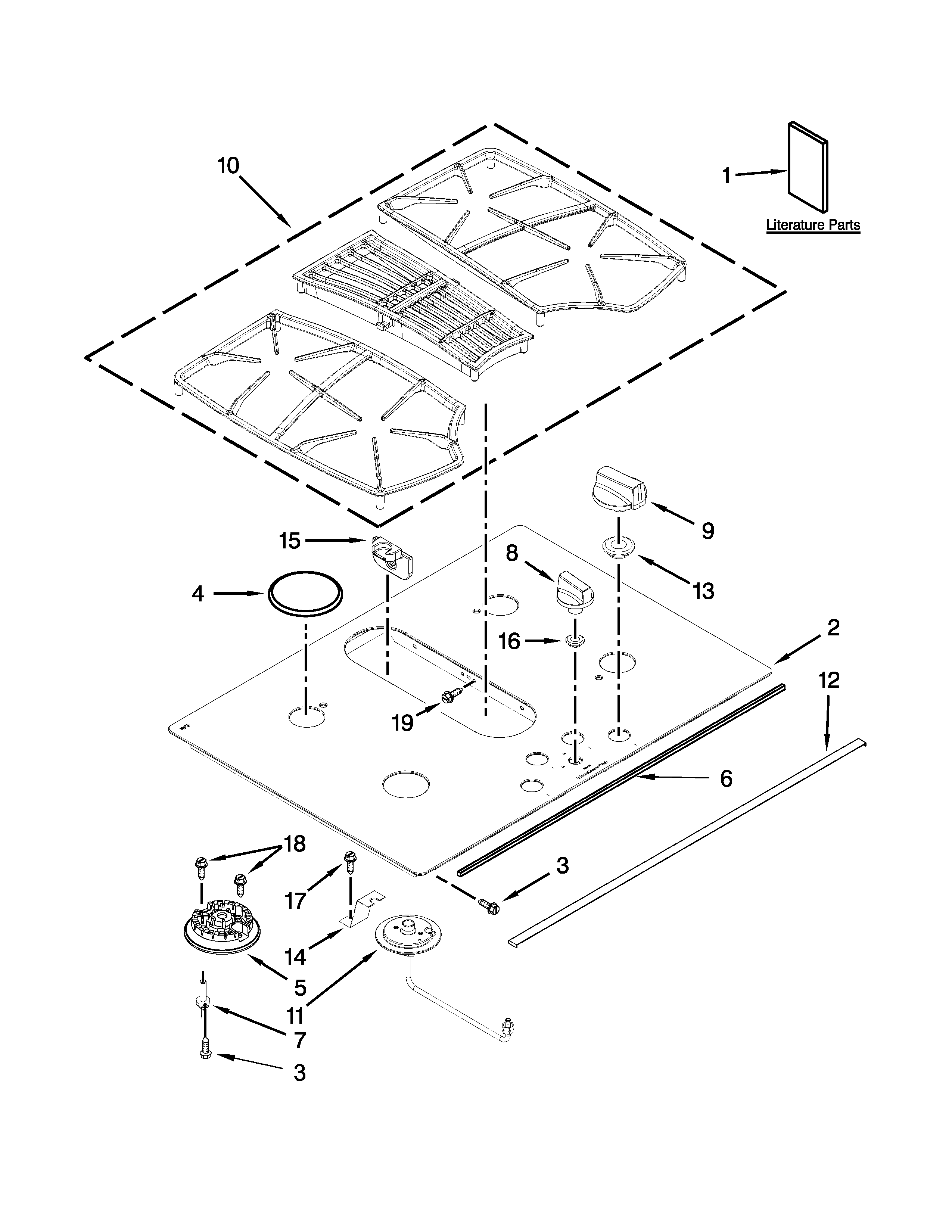 Cooktop parts