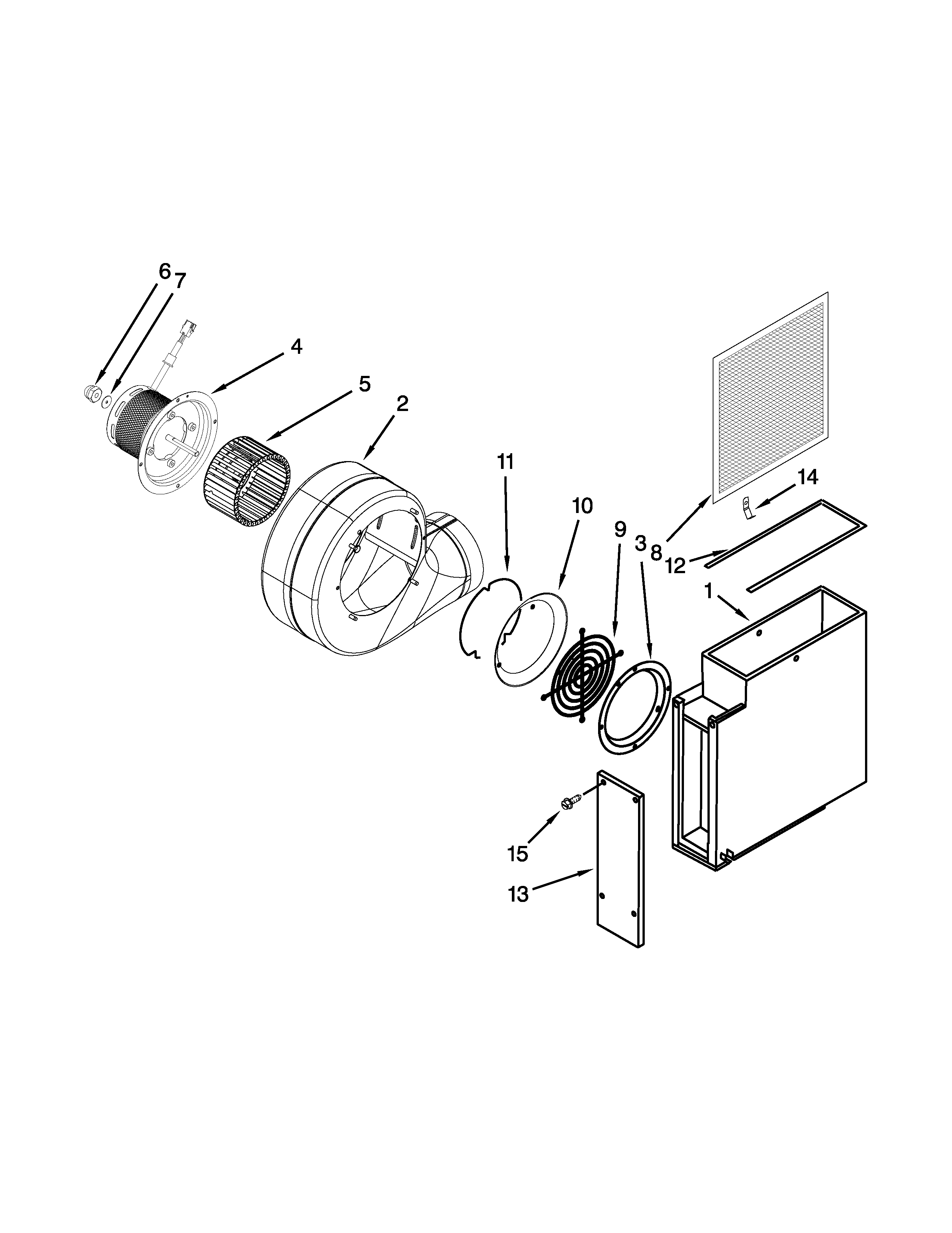 Blower unit parts
