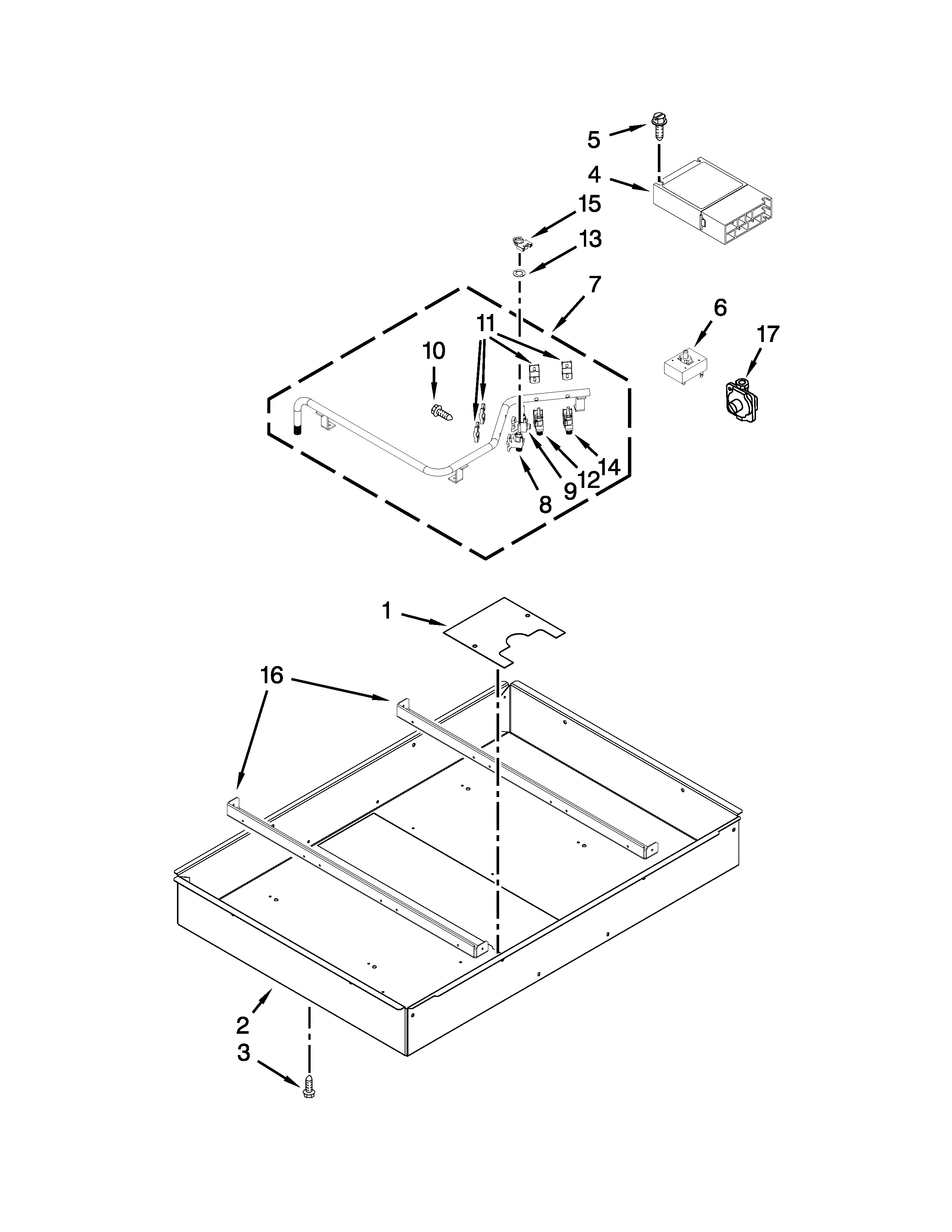 BURNER BOX ASSEMBLY