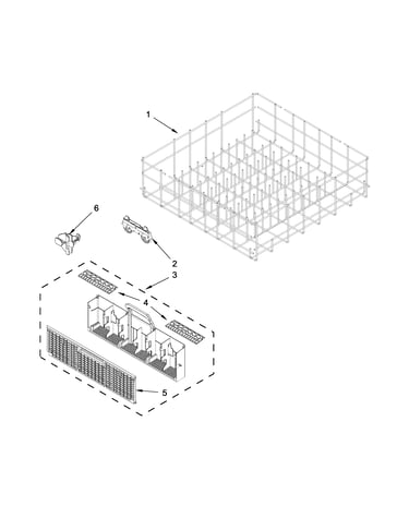 Lower rack parts