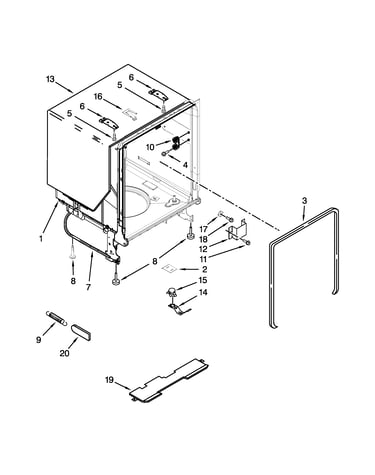 Tub and frame parts