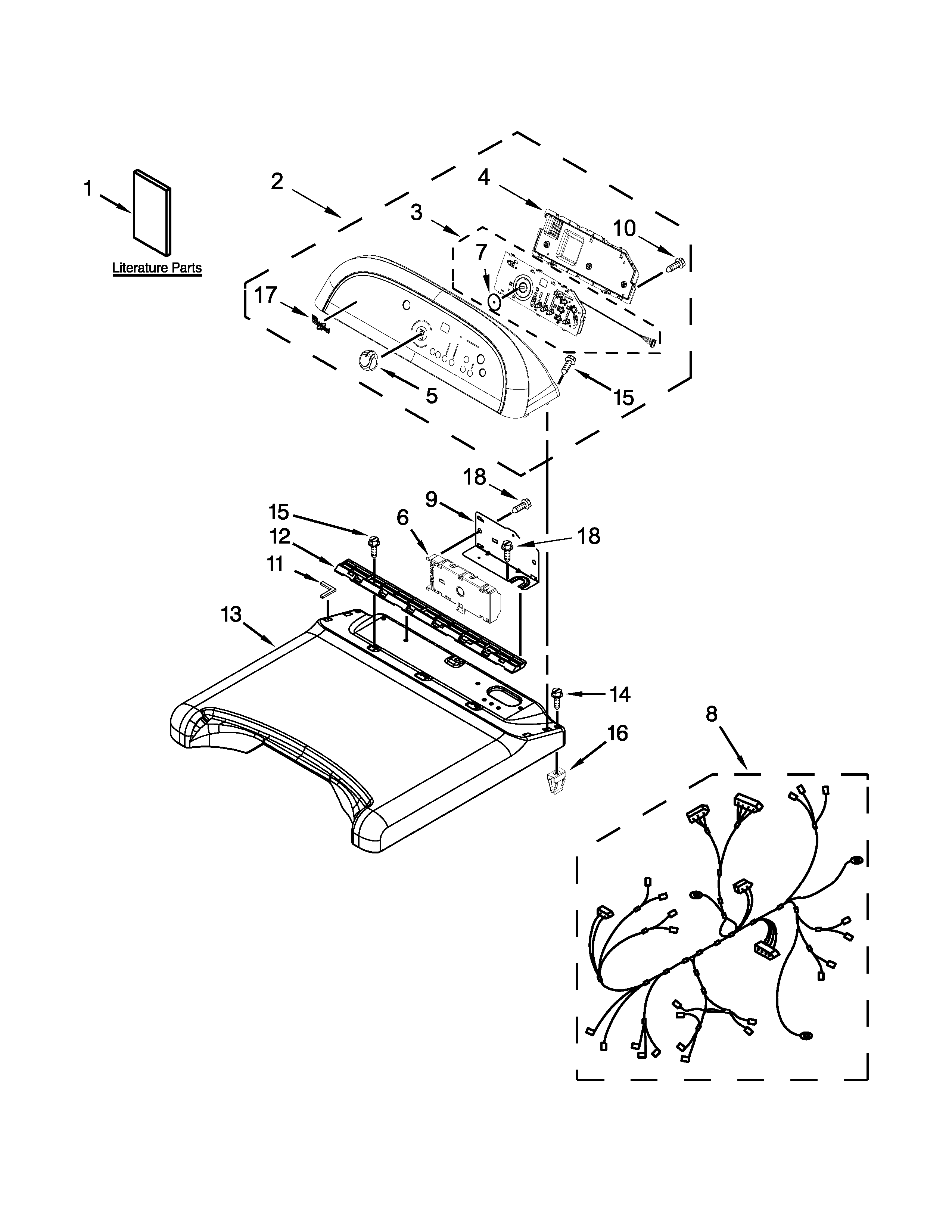 TOP AND CONSOLE PARTS