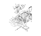 Whirlpool WGD8500BW0 cabinet parts diagram