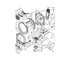 Whirlpool WGD8500BW0 bulkhead parts diagram