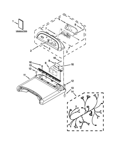 Top and console parts