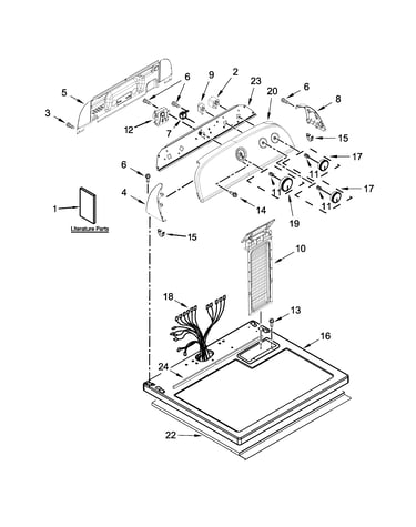 Top and console parts