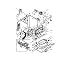 Whirlpool 7MWGD1600BM2 cabinet parts diagram