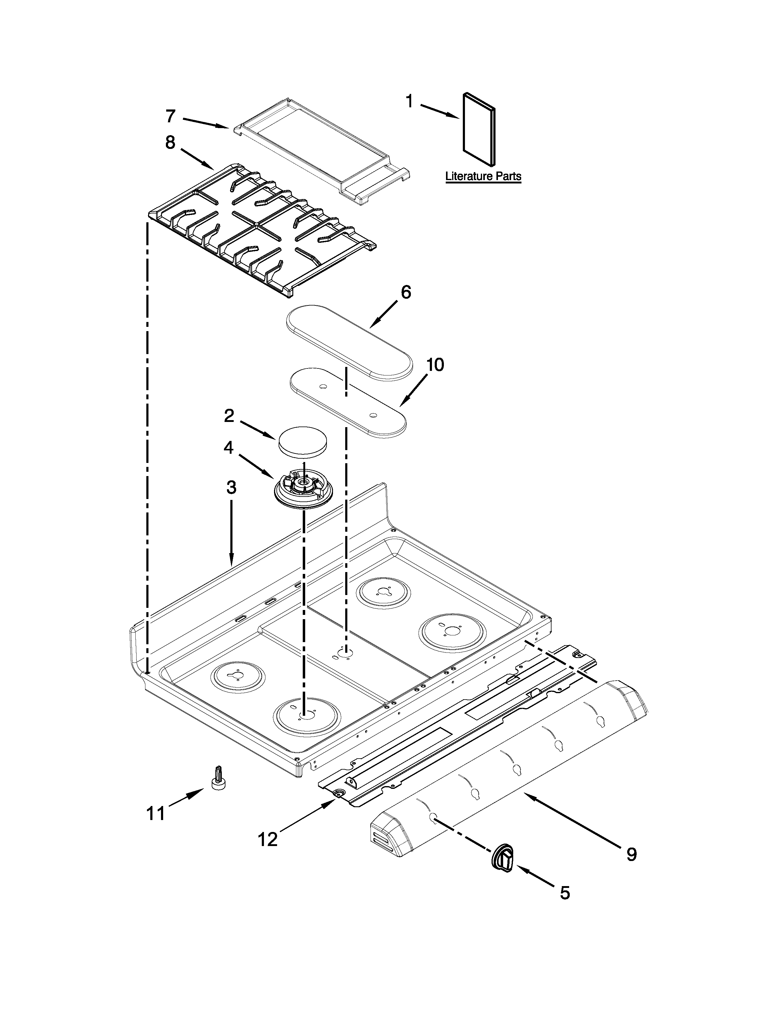 COOKTOP PARTS