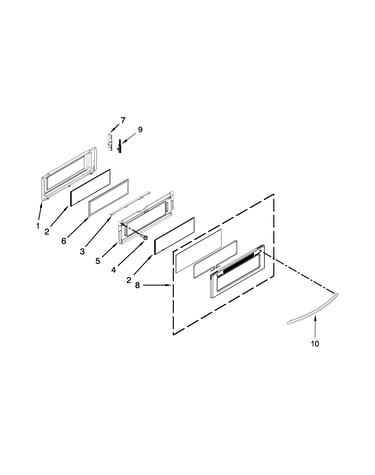 Upper door parts