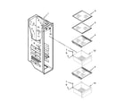 Whirlpool WRS950SIAM01 freezer liner parts diagram