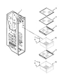 Freezer liner parts