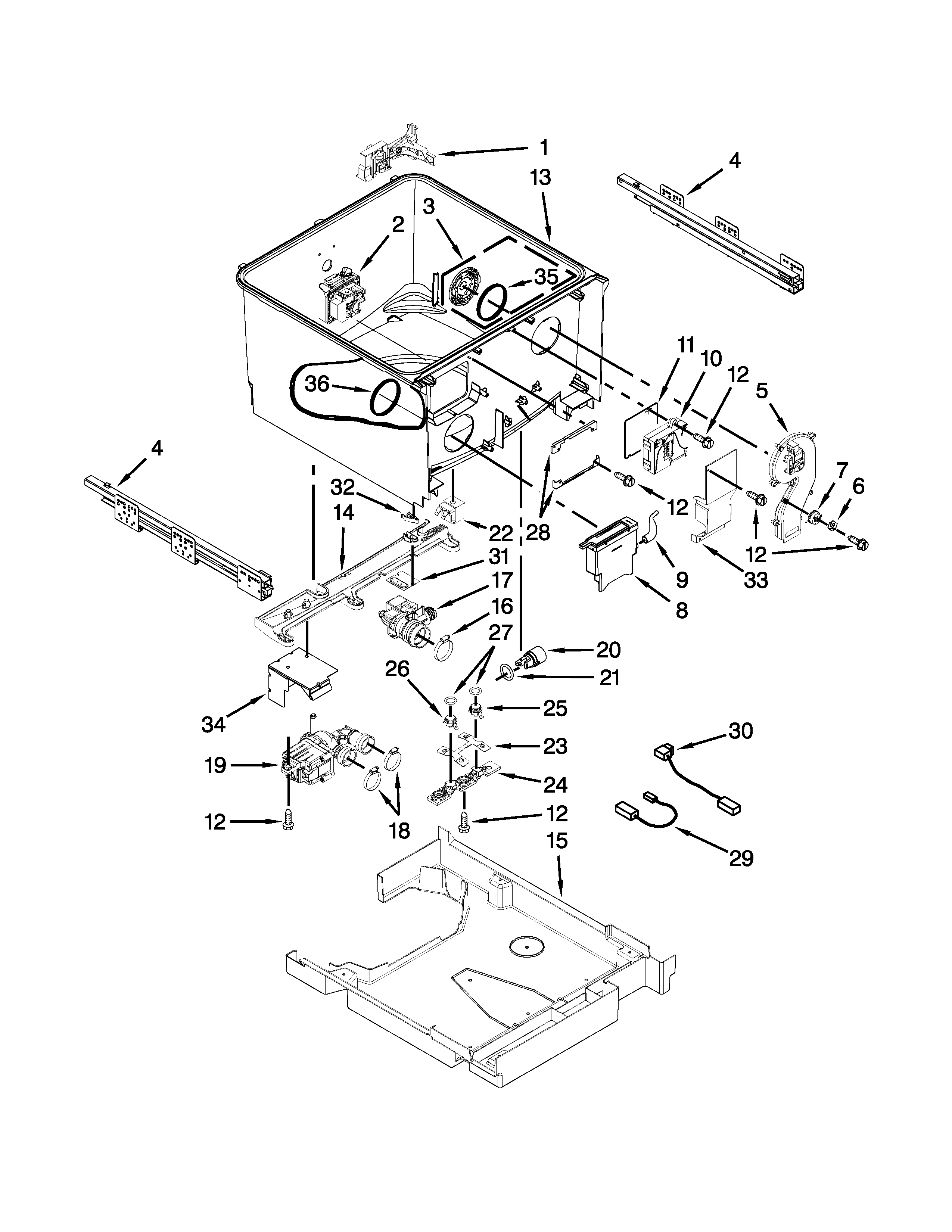 Tub parts