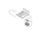 Maytag MDD8000AWS2 upper and lower dishrack parts diagram