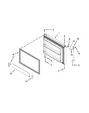 Freezer door parts