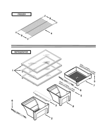 Shelf parts
