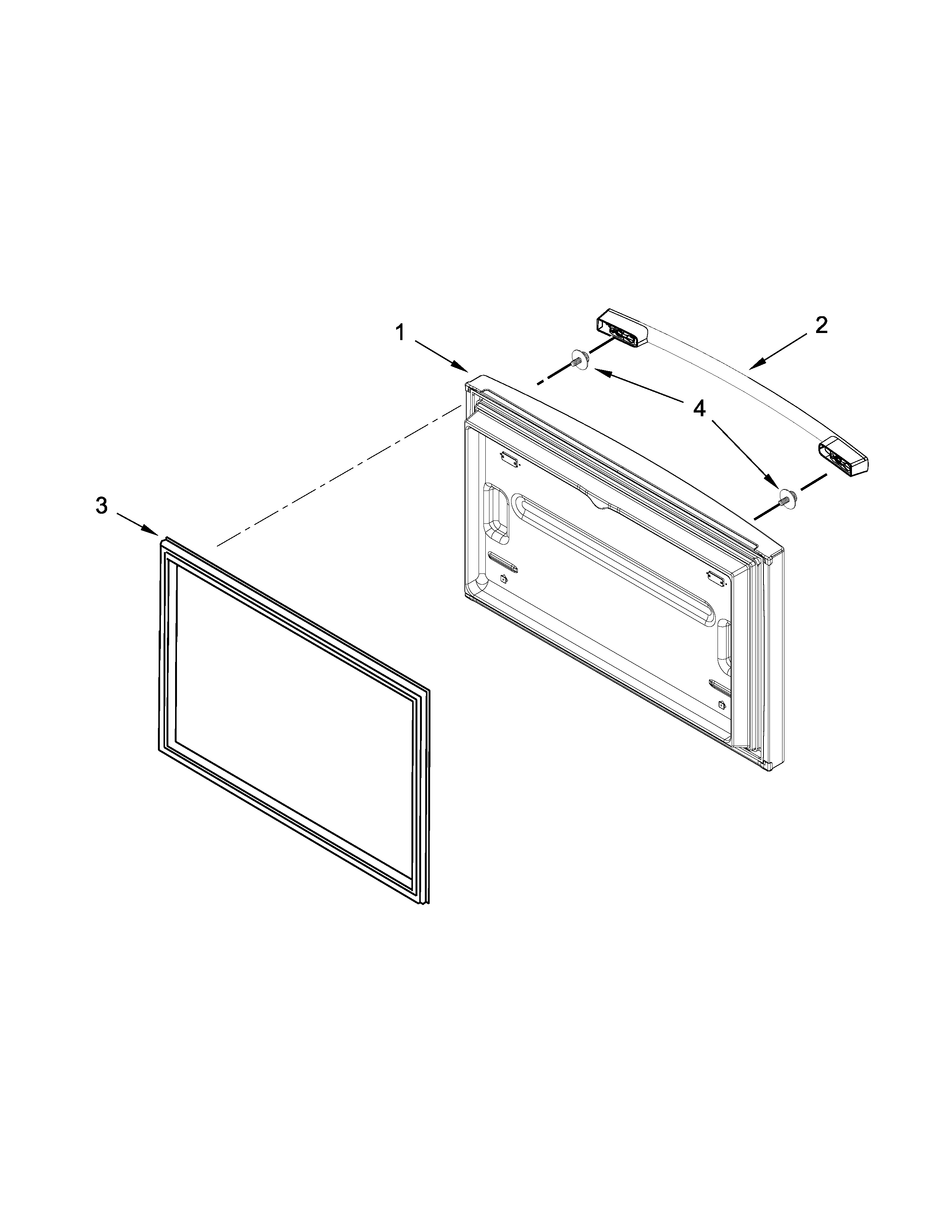 Freezer door parts