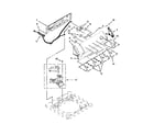 Crosley CAW12444BW0 console and water inlet parts diagram