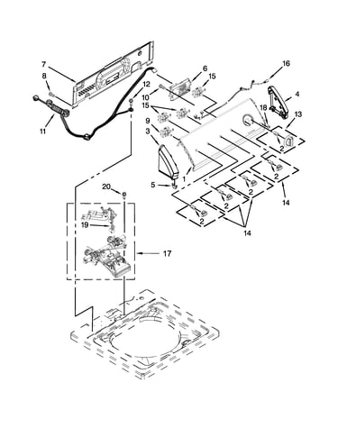Console and water inlet parts
