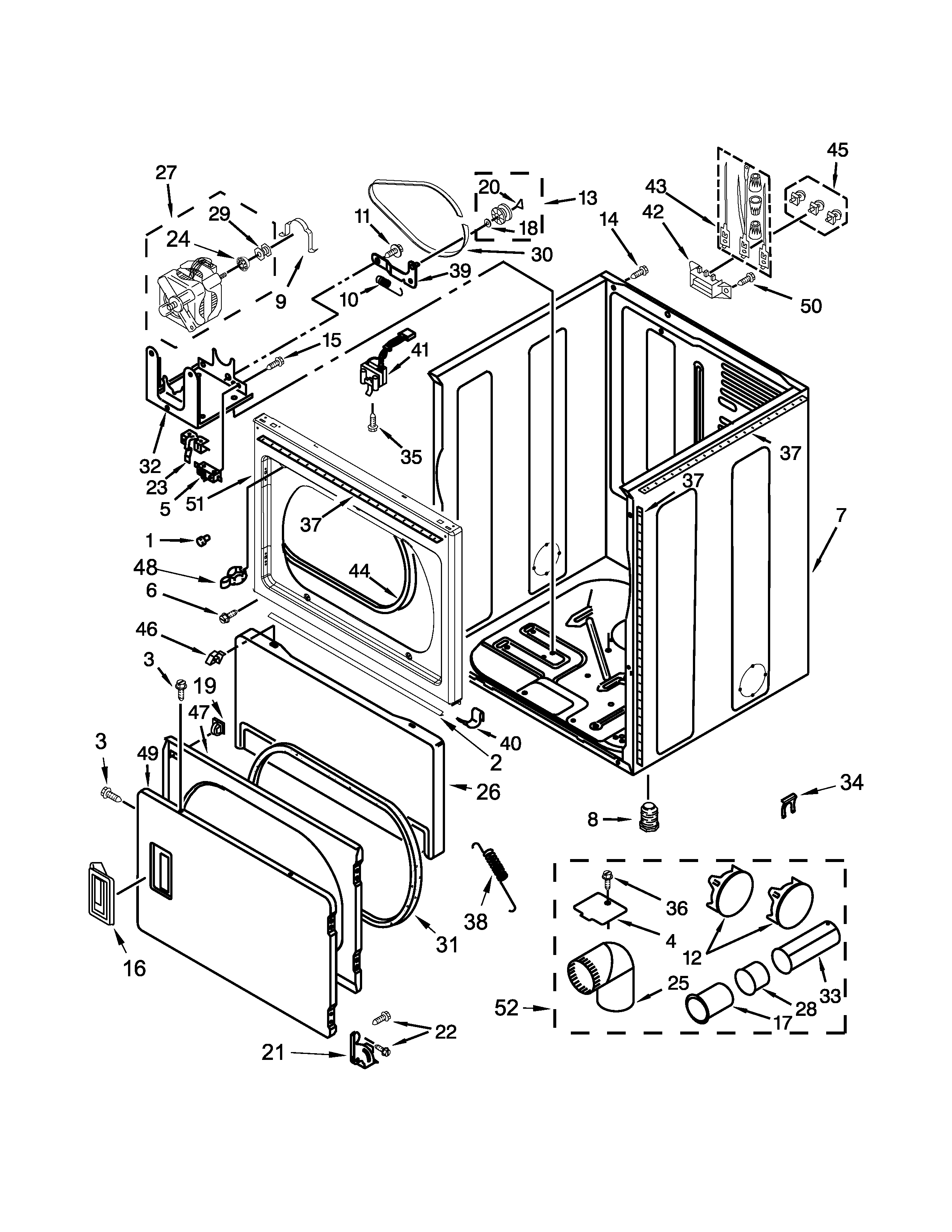 Cabinet parts