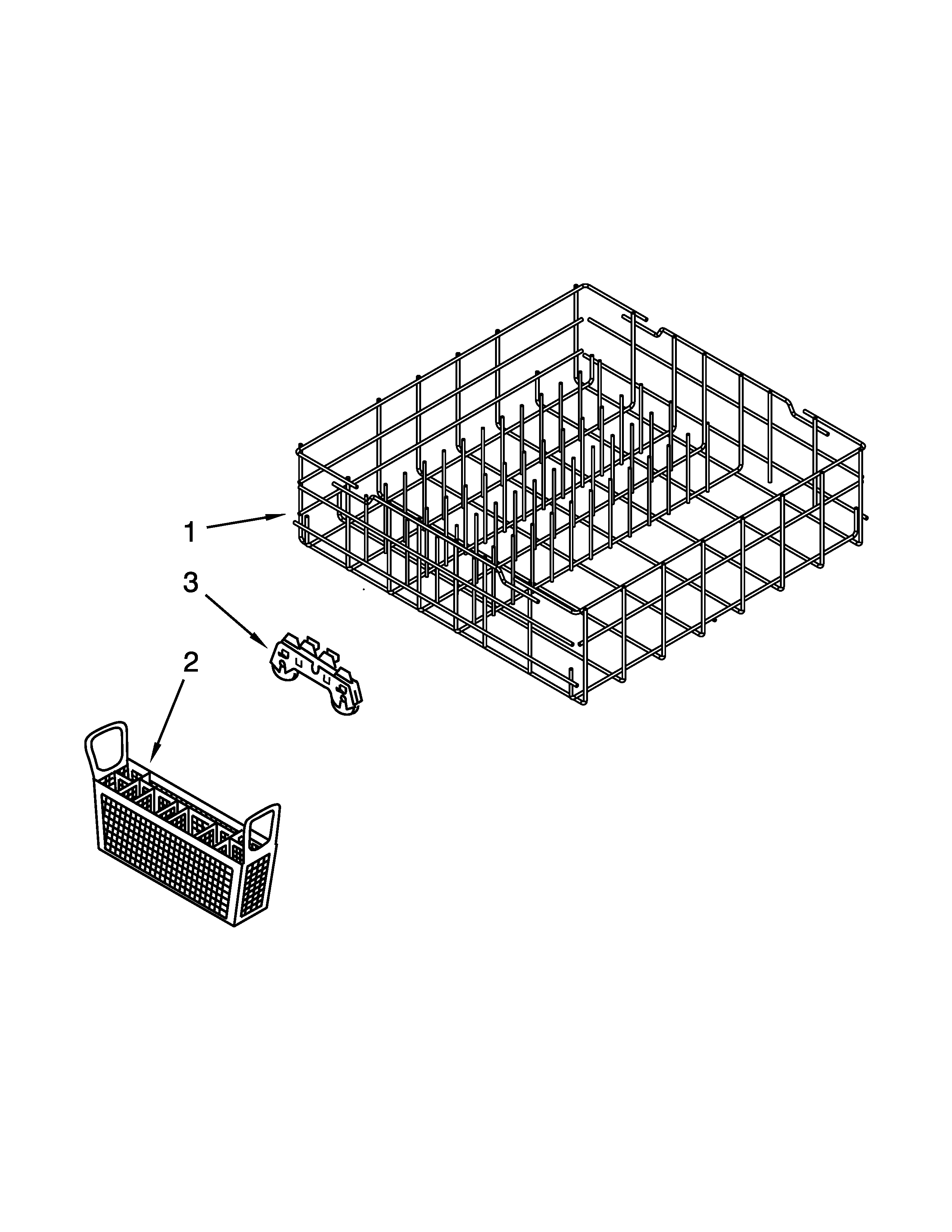 LOWER RACK PARTS