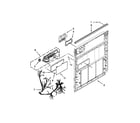 Whirlpool DU1015XTXT2 inner door parts diagram