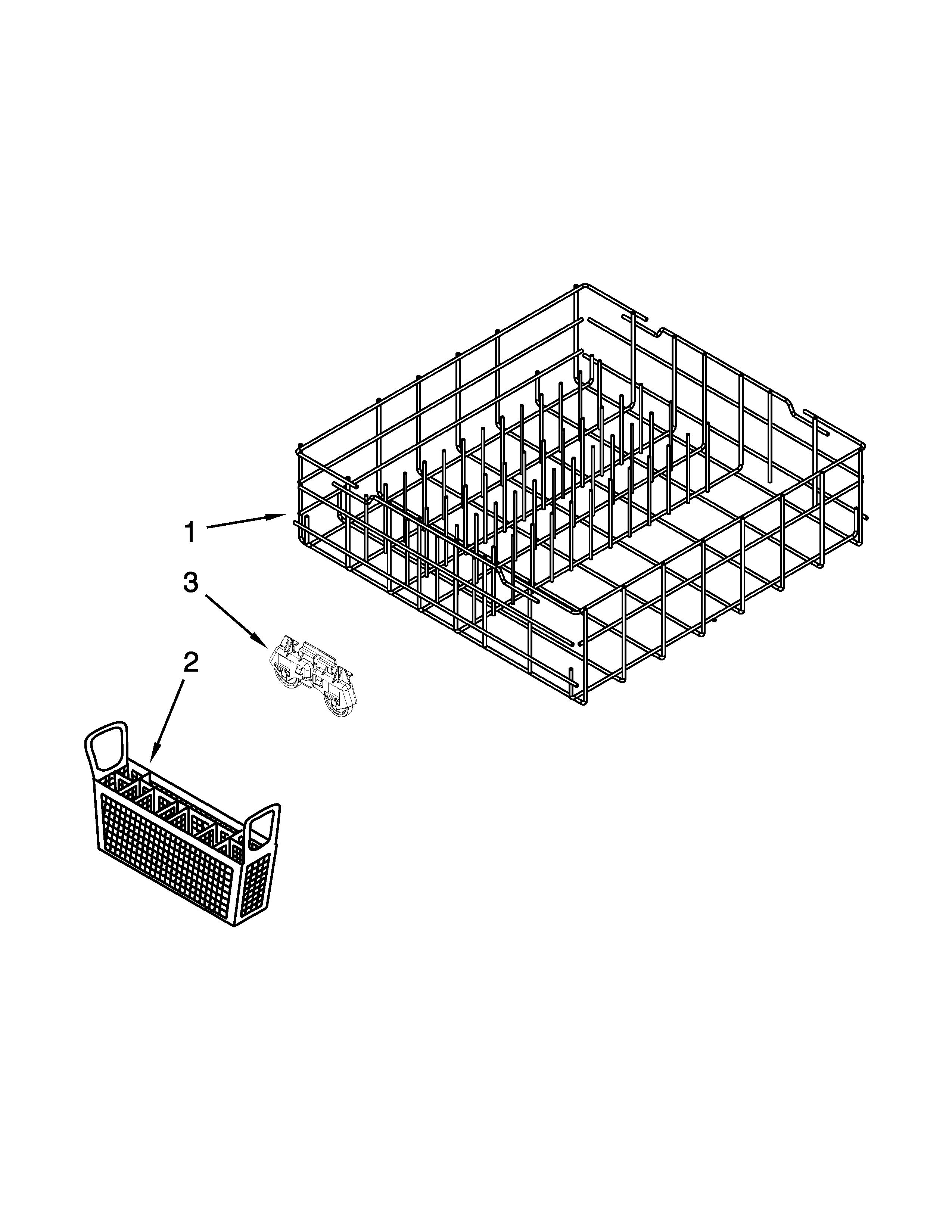 LOWER RACK PARTS