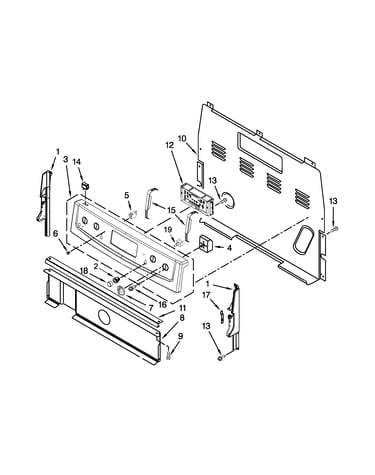 Control panel parts