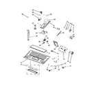 Whirlpool WMH73521CH0 interior and ventilation parts diagram