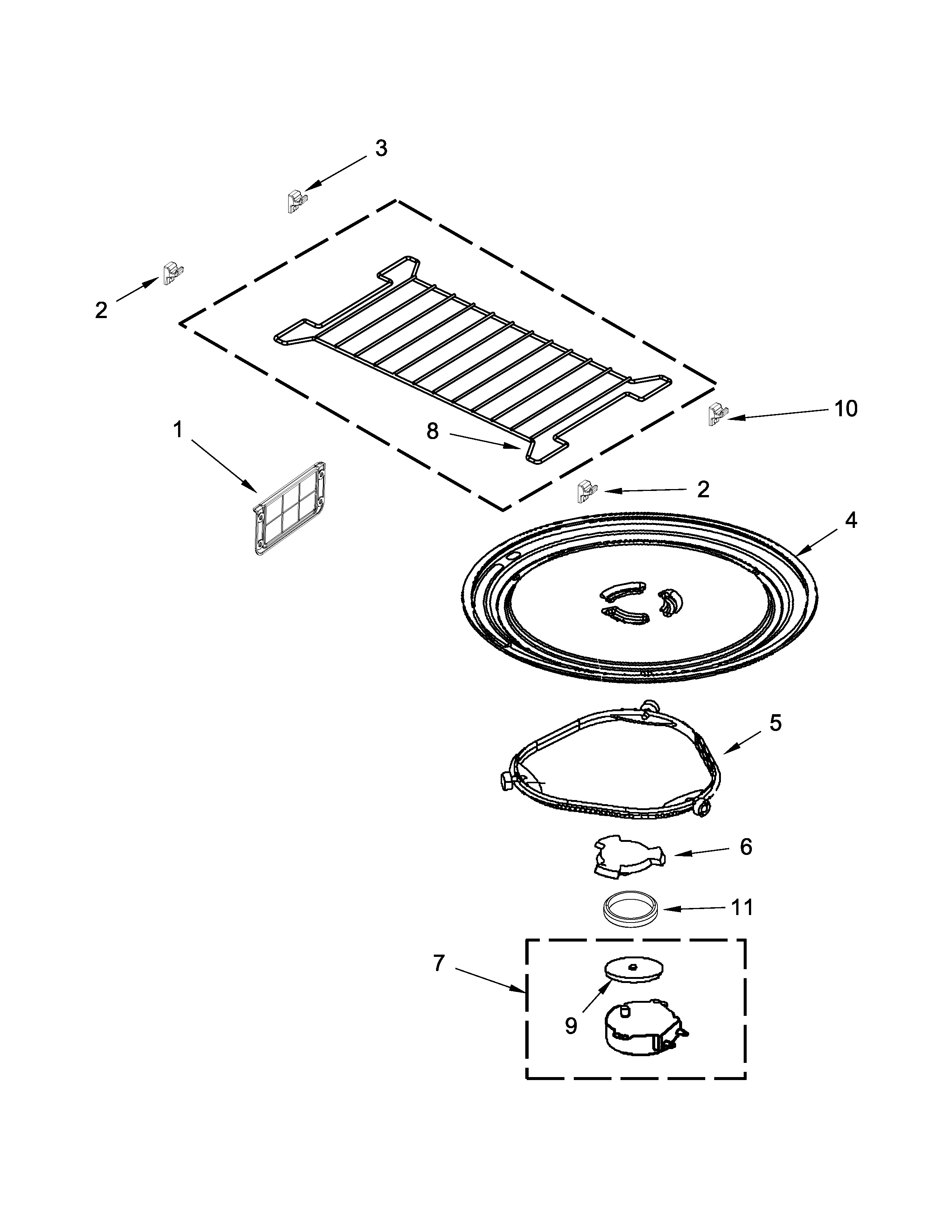 Turntable parts