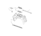 Whirlpool WMH73521CE0 cabinet and installation parts diagram