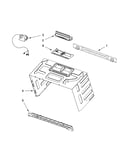 Cabinet and installation parts