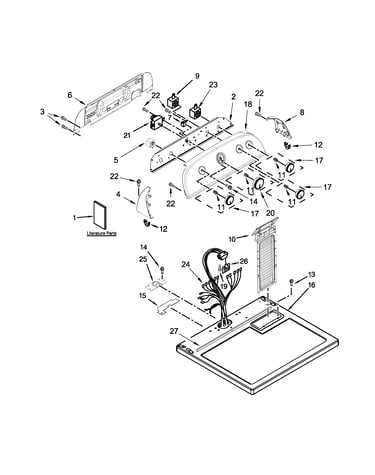 Top and console parts