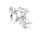 Whirlpool WED4890BW0 cabinet parts diagram