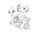 Whirlpool WED4890BW0 bulkhead parts diagram