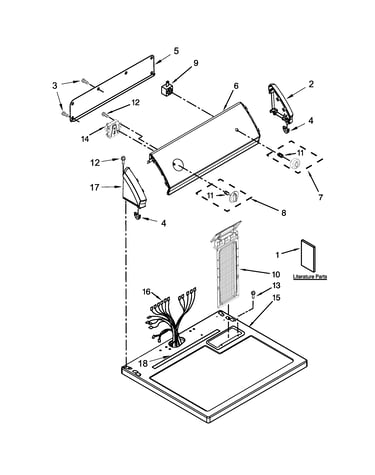 Top and console parts