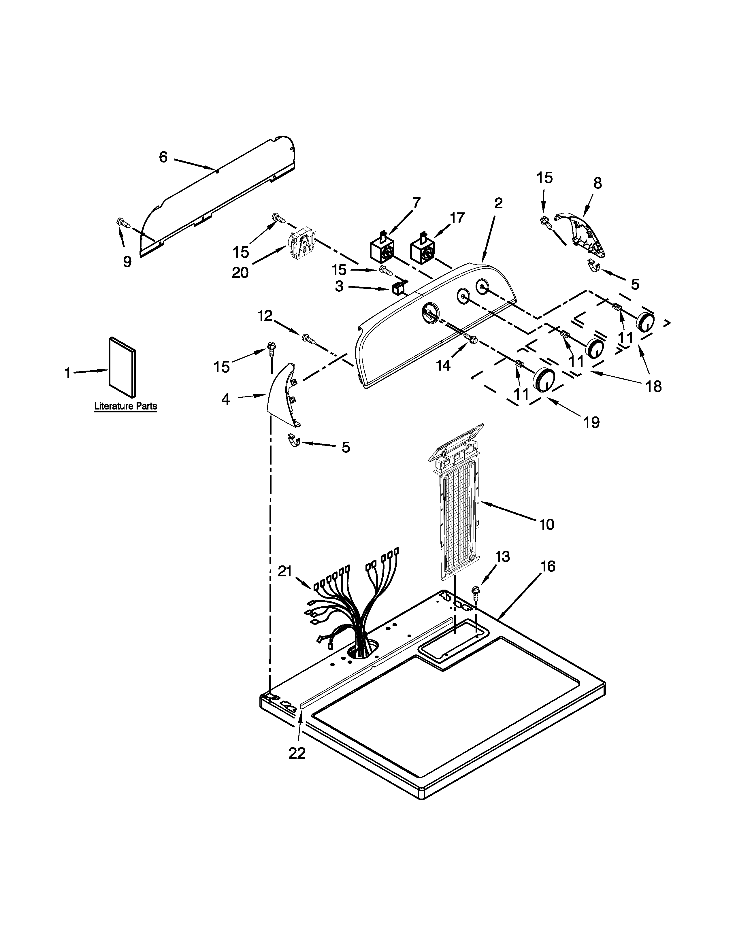 TOP AND CONSOLE PARTS