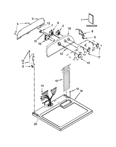 Top and console parts