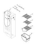 Freezer liner parts