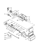 Motor and ice container parts