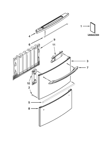 Front panel parts
